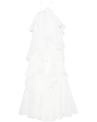 Aje. - Pandorea Layered Ruffled Maxi Dress - Lyst