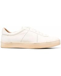 Eleventy - Low-Top Leather Sneakers - Lyst