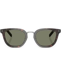 Prada - Iconic-Plaque Sunglasses - Lyst