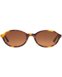 PETER AND MAY - It's A Girl Oval-Frame Sunglasses - Lyst