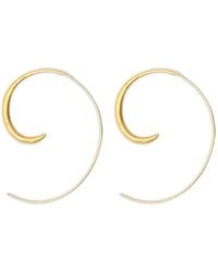 Ottoman Hands - Aegina Pull-Through Hoop Earrings - Lyst