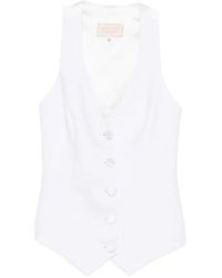 MITILIANE COUTURE - Button-Up Waistcoat - Lyst