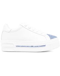 Rene Caovilla - Baskets À Ornements En Cristal - Lyst