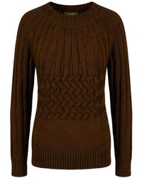 Moorer - Anetta Cable-Knit Ribbed Sweater - Lyst