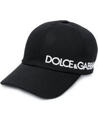 Dolce & Gabbana - ブラック Dna ベースボール キャップ - Lyst