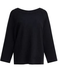 Max Mara - Pull À Logo Embossé - Lyst