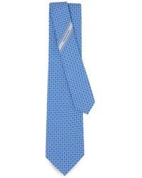 Ferragamo - Link Print Silk Tie - Lyst