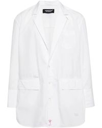 Undercover - Single-Breasted Cotton Blazer - Lyst