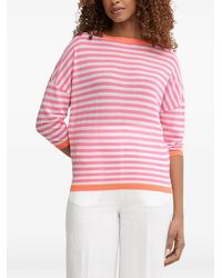 Lola Casademunt - Striped Boat-Neck Sweater - Lyst