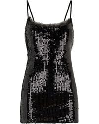 Roberto Cavalli - Sequined Mini Dress - Lyst