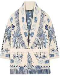 Alanui - Echoes Of The Island Wool And Cotton Cardigan - Lyst