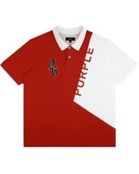 Purple Brand - England Pique Polo Shirt - Lyst