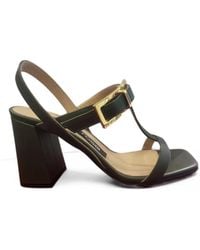 Sergio Rossi - Sr Nora Buckle-Detail Heeled Sandals - Lyst