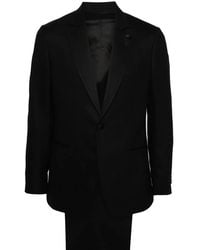 Lardini - Single-Breasted Crepe Suit - Lyst