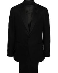 Lardini - Single-breasted Crepe Suit - Lyst