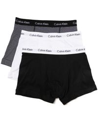 Calvin Klein - Set de tres bóxeres con logo en la cinturilla - Lyst