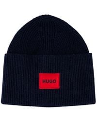 HUGO - Xaff 6 Beanie Hat - Lyst