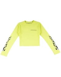 Chrome Hearts - X Matty Boy 99 Eyes Flame-Print Cropped T-Shirt - Lyst