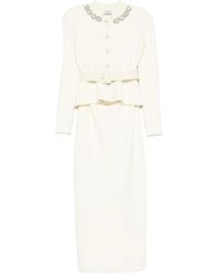 Self-Portrait - Silk Printed Dress - Lyst