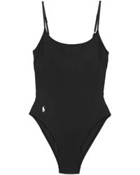 Polo Ralph Lauren - Logo-Embroidered Swimsuit - Lyst
