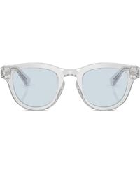 Burberry - Oval-Frame Sunglasses - Lyst