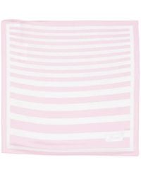 Jacquemus - Foulard Le Foulard A Rayures En Soie - Lyst