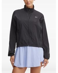 Reebok - Speed Logo-Print Zip-Up Jacket - Lyst