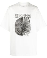OAMC - T-Shirt mit "Primitives of a New Era"-Print - Lyst