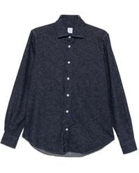 Eleventy - Long-Sleeve Denim Shirt - Lyst