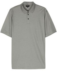 Giorgio Armani - Short-sleeve Wool Polo Shirt - Lyst