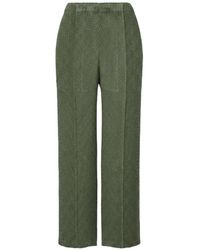 Issey Miyake - Pleated Straight-Leg Trousers - Lyst