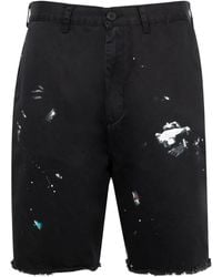 GALLERY DEPT. - Ausgefranste Shorts mit Farbklecks-Print - Lyst