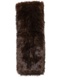 Betta Corradi - Faux-Fur Scarf - Lyst