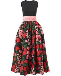 Carolina Herrera - フローラル ドレス - Lyst