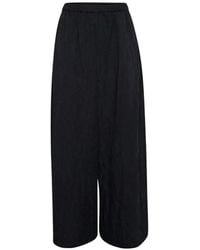Enfold - Crinkled Wide-Leg Trousers - Lyst
