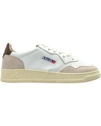 Autry - "Medalist Low Leather Suede Sneakers - Lyst
