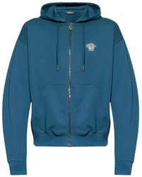 Versace - Sudadera Con Capucha Y Cremallera - Lyst