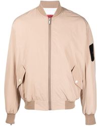 424 - Logo-patch Quilted Bomber Jacket - Lyst