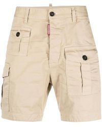 DSquared² - Cotton Cargo Shorts - Lyst