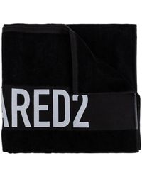 DSquared² - Logo-Intarsia Beach Towel - Lyst