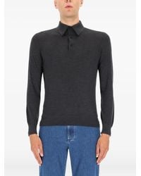 ZEGNA - Cashmere Polo Shirt - Lyst