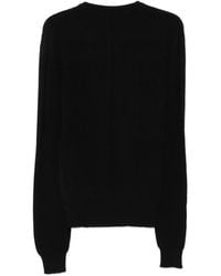 Rick Owens - Ribbed-Knit Fisherman Sweater - Lyst