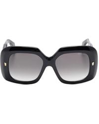 Cutler and Gross - Sonnenbrille Mit Eckigem Gestell - Lyst
