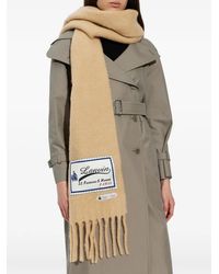 Lanvin - Sciarpa Con Frange - Lyst