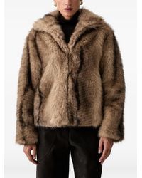 Silvian Heach - Faux-Fur Jacket - Lyst
