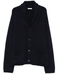 The Row - Dor Shawl-Collar Waffle-Knit Cardigan - Lyst