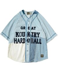 Kapital - Great Kountry Patchwork Denim Shirt - Lyst