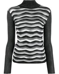 Emilio Pucci Glitter Effect Knitted Top - Black