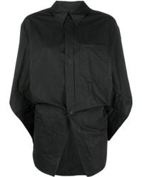 Balenciaga - Bb Corp Twisted Shirt - Lyst