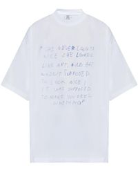 Vetements - Graphic-Print T-Shirt - Lyst